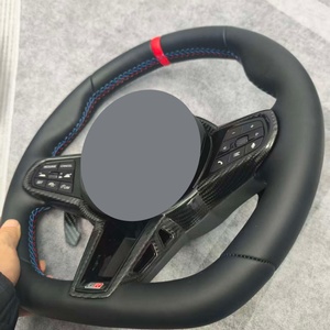 Volante Deportivo de Carreras para BMW G30 G20 Lci 2019-2024, Volante de Fibra de Carbono con Cuero Perforado para Automóvil Mejorado - Product Image 2