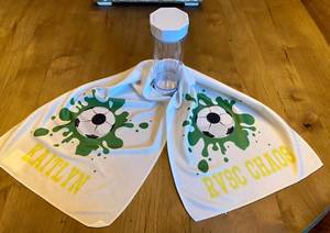 Serviette rafraîchissante personnalisée avec logo, 30x80cm, en microfibre de polyester, douce, respirante, effet glace, pour le sport et l'été - Product Image 2