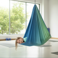 Yueda 5* 2,8 Meter Breite Hochwertiges Nylon Multifunktionales Rutschfestes Flugyoga-Bett Low Stretch Aerial Yoga Hängematte Set