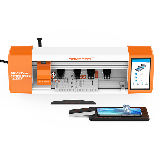 Somostel Intelligent Mobile Screen Protector Making Cutting Machines Automatic TPU Hydrogel Film Back Protector Maquina De Corte