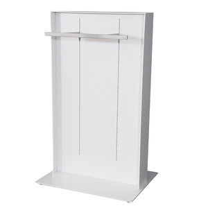 Heavy Duty Double Side Slatwall Cube Estantes de pie Expositor Display Bastidores de <span class=keywords><strong>ropa</strong></span> para tienda minorista - Product Image 4