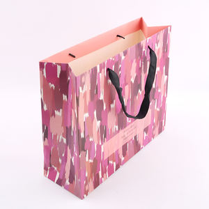 ハードペーパーバッグカラークラフト紙バッグ独自のロゴでカスタマイズ - Product Image 2