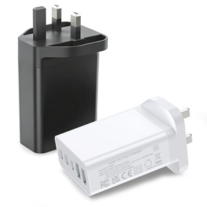 Chargeur mural rapide HNT OEM 60W PD 3.0 avec prise UK, 5 ports (3C2A), adaptateur <span class=keywords><strong>secteur</strong></span> USB C multi-prises pour <span class=keywords><strong>iPhone</strong></span>, iPad, Samsung, ordinateur portable - Product Image 2