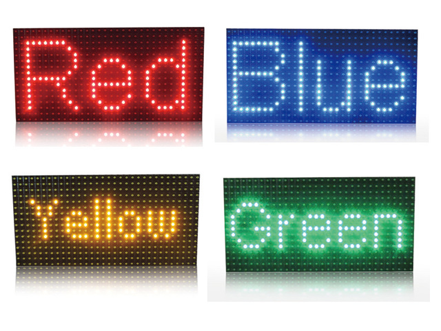 P10 Outdoor/Indoor Single Color SMD LED Display Module 32x16 SDK Enabled IP66 Rated Panel for Retail Store Direct Factory