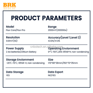 Medidor Digital de Gauss Portátil <span class=keywords><strong>Flux</strong></span>-Pro com Bateria de Lítio e Garantia de 1 Ano para Teste de Intensidade de Campo Magnético - Product Image 5