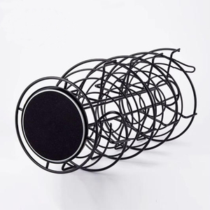 OEM ODM 360 ° Xoay Xoắn Ốc Thiết Kế Kim Loại Sắt Trứng Skelter Dispenser Trứng Giá Trứng Lưu Trữ Hiển Thị Giá - Product Image 4