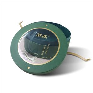 Factory made new design cylinder box with transparent <b>window</b> and special handle - Product Image 2