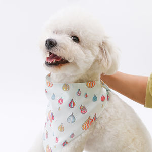 Pañuelo <span class=keywords><strong>de</strong></span> algodón y poliéster con estampado gráfico para perro, bandana <span class=keywords><strong>de</strong></span> cumpleaños con logotipo <span class=keywords><strong>de</strong></span> lujo para mascotas, para cachorro y gato, OEM - Product Image 6