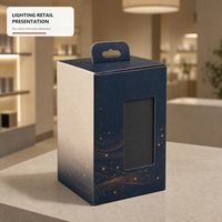 Boîte en carton ondulé pliable personnalisée pour l'emballage d'éclairage LED et d'électronique grand public