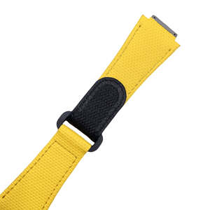 Rich Men's <b>Velcro</b> Fluorocarbon Rubber Watch <b>Strap</b> Titanium Metal Connector Available in Various Colors for Watch <b>Straps</b> - Product Image 5