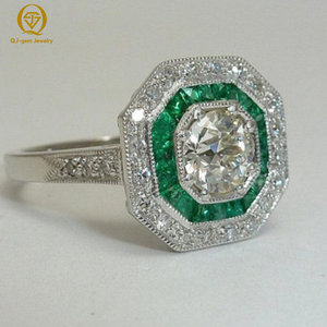 Anillo de Diamantes de Dos Colores con Halo, Serie de Lujo, Diamante Cultivado en Laboratorio de Alta Calidad, Certificado IGI, Platino, Varios Tamaños, Personalizable - Product Image 3