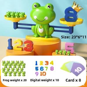 Jouet d'équilibre de grenouille en plastique pour l'éducation précoce des enfants jeu éducatif pour le développement de l'intelligence du bébé pensée logique - Product Image 6