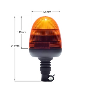 Feu <span class=keywords><strong>clignotant</strong></span> à montage sur tuyau DIN pour <span class=keywords><strong>tracteur</strong></span> approuvé ECE R65 pour machine <span class=keywords><strong>agricole</strong></span> à usage intensif - Product Image 2