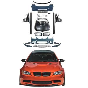 Alta calidad PP + fibra de carbono Tail Throat 2005-2012 parachoques de coche E90 E92 E93 reacondicionado M3 M4 Kit de carrocería para <span class=keywords><strong>BMW</strong></span> <span class=keywords><strong>Serie</strong></span> 3 - Product Image 1