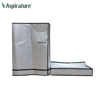 Plateau de protection en film d'aluminium personnalisé pour le transport de marchandises, emballage isolant, support de fond pour 6 paquets