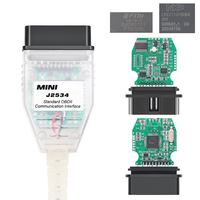 Cable de Interfaz MINI J2534 de 16 Pines con Chip FT232RL, Herramienta de Diagnóstico OBD2 TIS Techstream, Compatible con Escáner OBD2 Automotriz para Toyota