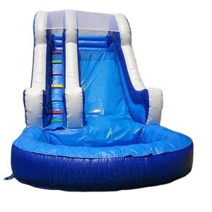 Fábrica caliente azul inflable diversión al aire libre toboganes <span class=keywords><strong>Banzai</strong></span> piscina evento inflable para niños adultos - Product Image 1