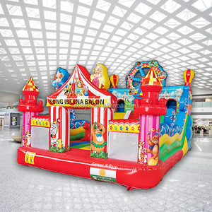 Đầy màu sắc phim hoạt hình Inflatable thư bị trả lại lâu đài trượt thương mại đáng yêu chủ đề bị trả lại nhà Inflatable với giá thấp vui chơi giải trí ngoài trời - Product Image 4