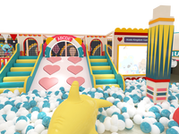 Équipement de terrain de jeu intérieur commercial pour enfants le plus populaire et le plus vendu - Matériel ABS écologique, capacité de 500 kg pour enfants