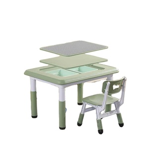 Ensemble <span class=keywords><strong>table</strong></span> <span class=keywords><strong>et</strong></span> <span class=keywords><strong>chaise</strong></span> d'étude pour enfants, petit mobilier en plastique pour l'école, la salle à manger, la chambre à coucher, pour filles, fourni par l'usine - Product Image 1