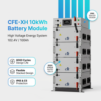 Batería de Litio-Ferrofosfato (LiFePO4) Apilable de Alto Voltaje CFE-XH, Módulo de 40 kWh, 8000 Ciclos, para Sistemas de Almacenamiento de Energía Solar (ESS) Comerciales, Conectados a la Red y Fuera de la Red