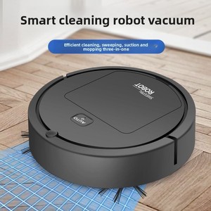 <span class=keywords><strong>Robot</strong></span> <span class=keywords><strong>aspirateur</strong></span> entièrement automatique, machine de nettoyage des sols 3 en 1, pour usage domestique, aspiration 1500Pa-1999Pa, 180 min - Product Image 2