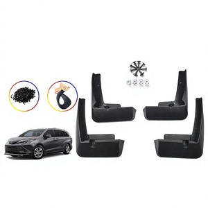 Guardabarros para Toyota Sienna 2021-2024, deflectores de plástico negro para neumáticos delanteros y traseros, para GAC Toyota modelo GR - Product Image 5