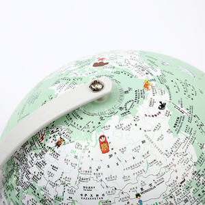 Educación <span class=keywords><strong>primaria</strong></span> y secundaria Inglés y chino 20cm Led Night Light Regalo Decoración Globo luminoso inteligente - Product Image 3