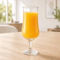 Verre à boisson élégant et haut de 395 ml, idéal pour les smoothies superposés, parfait pour les banquets de mariage, les hôtels, les cafés, vente en gros