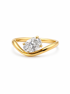 UM jewelry <b>925</b> sterling <b>silver</b> Cultivated diamond <b>ring</b> daily wear wedding engagement anniversary party gift - Product Image 1