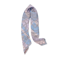 Écharpe-bandeau multifonctionnelle 100 % soie imprimée numériquement, motif léopard, pois et rayures, pour homme, vente directe usine, collection été
