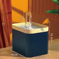 Distributeur d'eau automatique pour animaux de compagnie en plastique alimenté par USB de 1,5 L, fontaine à eau pour chiens et chats, fourni par l'usine