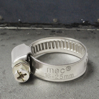 Vente en gros de colliers de serrage en acier inoxydable pince réglable galvanisée en fer zinc outil de quincaillerie personnalisable de la Chine pour colliers de serrage