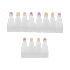 Botella de Plástico PET Cilíndrica de 400ml/500ml con Serigrafía y Tapa Corona para Café, Miel, Leche, Té y Galletas (Oferta) - Product Image 1