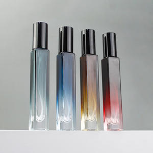 Vente en gros de flacons de parfum en verre de 10 ml, revêtement <span class=keywords><strong>dégradé</strong></span>, rechargeable, pompe à parfum longue - Product Image 3