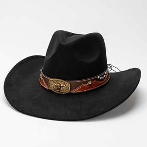Wholesale New Arrival Western European American Strap Band Cowboy <b>Hat</b> - Product Image 6