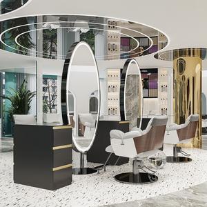 Espejo de Salón de Belleza Led para Maquillaje y Peluquería, de Cuerpo Entero, Grande, Dorado, para Pared, Mueble de Barbería, Estilismo, Personalizado y de Gran Venta - Product Image 2