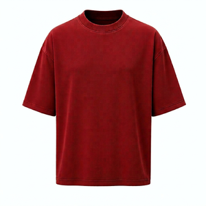 Camiseta extragrande premium para exportación B2B, fabricante de camisetas extragrandes en Tiruppur, India, camiseta de algodón pesado de 230 GSM al por mayor - Product Image 1