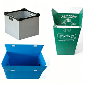 PP Hollow <b>Sheet</b> <b>Plastic</b> Storage Bin with Dividers for Classified Storage Document Organizing and Precision Parts Packaging - Product Image 4