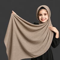 Voile pour enfants en polyester et mousseline de soie, directement de l'usine, effet froissé, motif écossais, antistatique, résistant aux plis, matière toutes saisons