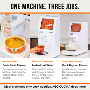 NEO CUCINA - Máquina de Ramen 3 en 1 para Encimera, Cocina Automática de Ramen Instantáneo Coreano - Product Image 3
