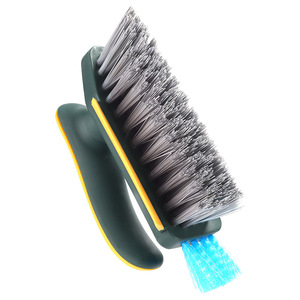 Multi Functional Cleaning Brush For Bathroom <b>Floor</b> With <b>Squeegee</b> And Gap Cleaning Nylon Bristles Plastic Handle - Product Image 2