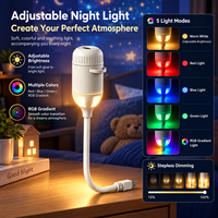 Lampe de projection d'étoiles LED USB à gradation progressive, contrôle tactile RGB, lumière de nuit pour voiture et chambre à coucher, lumière d'ambiance romantique galaxie