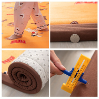 Tapis pour enfants en mousse épaisse de 3 cm, antidérapant, imprimé, tapis tatami pour bébé, pour ramper, jouer, s'asseoir, tapis de salon
