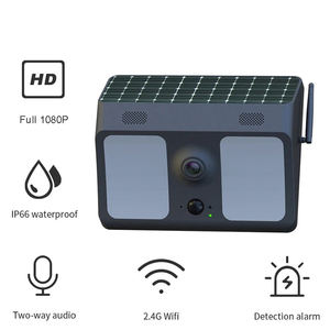 Caméra de surveillance intelligente WiFi HD 1080P avec détecteur de mouvement, lumière solaire LED extérieure étanche, pour usine, garage, jardin - Product Image 2