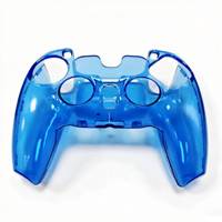 Pour PS5 Ultra Slim, coque transparente en PC cristal, manette sans fil, coque de protection rigide anti-rayures pour PS5 Manette