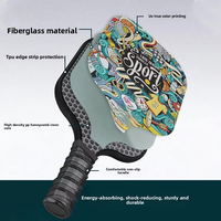 Set Raket Pickleball Custom OEM 2-Paddle 4-Ball 13.5mm Honeycomb Core Bersertifikasi USAPA untuk Kustomisasi Grosir