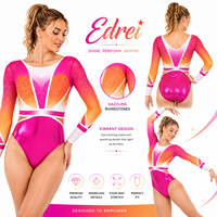 Fabricant chinois de justaucorps de gymnastique, sur mesure pour femmes et filles, avec strass, pour compétition, service OEM ODM