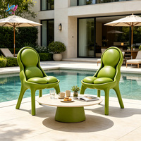 Chaise de salle à manger moderne en fibre de verre, durable, écologique, pour chambre à coucher, salon, appartement