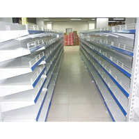 Étagères de Supermarché en Métal Heda de Guangzhou, Rayonnages Gondoles Lozier pour Magasins de Détail